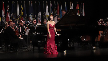 Claire Huangci lors du huitieme Concours national de piano Frederic Chopin des Etats Unis